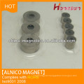 cast alnico thin ring magnet with hole